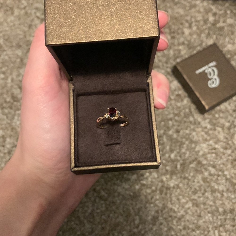 Garnet ring